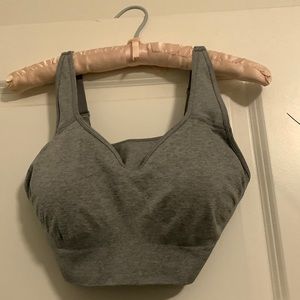Medium gray puma sports bra
